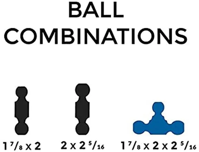Triple Ball 2in Blk w/5